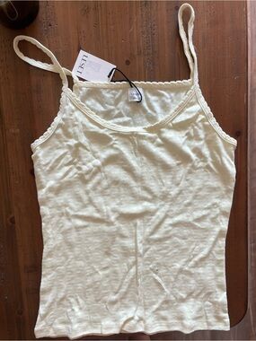 LESET Pointelle Classic tank top NWT